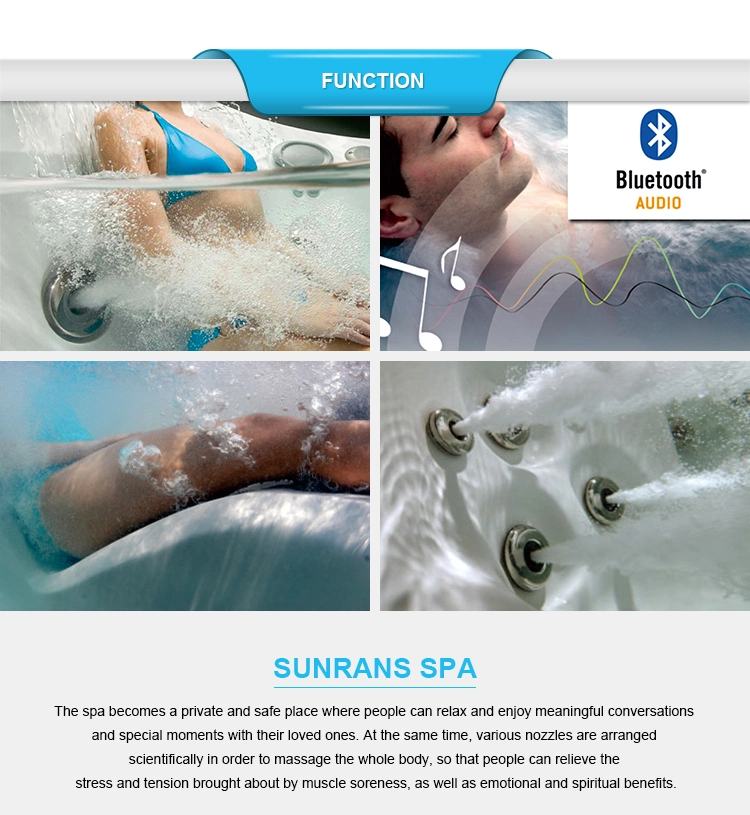 New Design Multifunctional Acrylic Family Tub Large Swim SPA